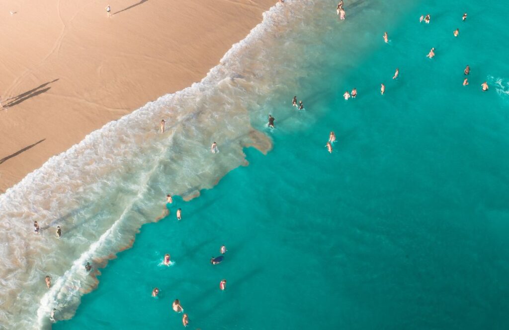 Umm Suqeim Night Swimming Beach Dubai