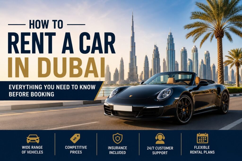 How to rent a car in Dubai with luxury car rental options from Prestige Fleet UAE.
