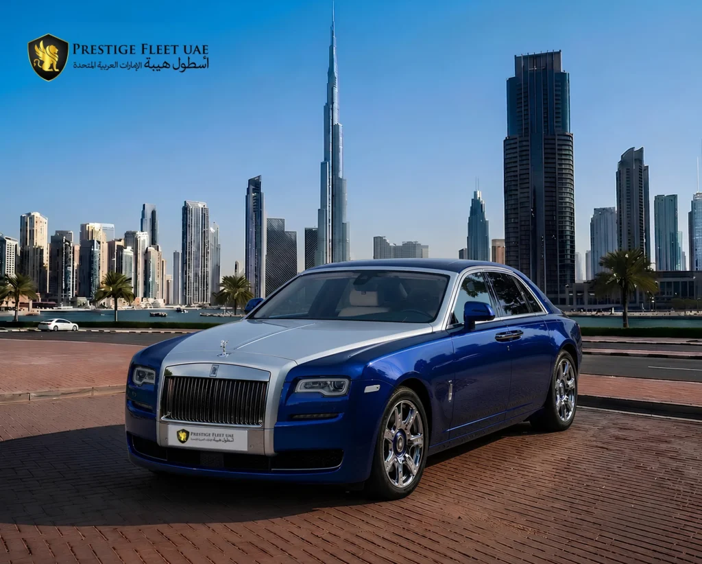 Rolls Royce Cullinan Silver & Blue