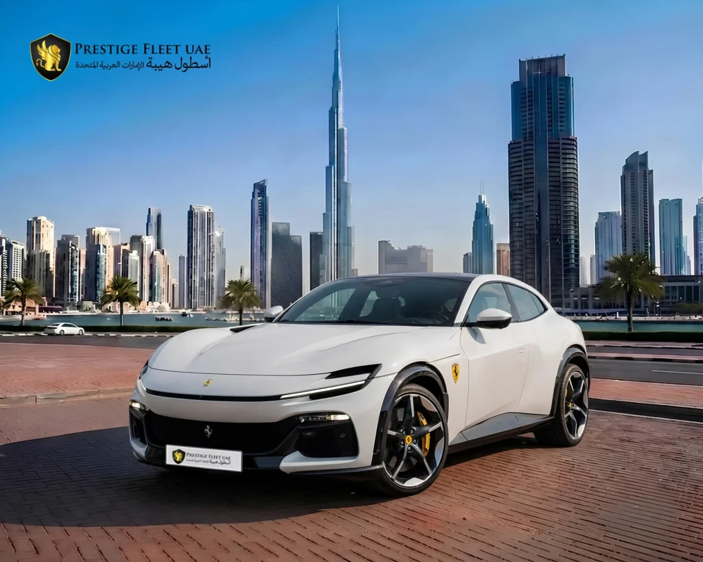 Ferrari Purosangue white 2024