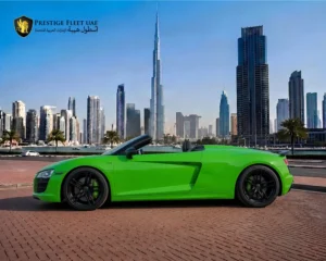 Audi R8 Convertible Green image 2