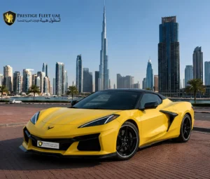 Chevrolet Corvette Yellow Rental