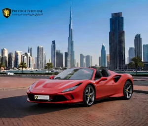 Ferrari F8 Red Spider Rental