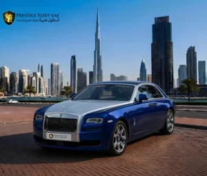 Rolls Royce - Cullinan silver & blue